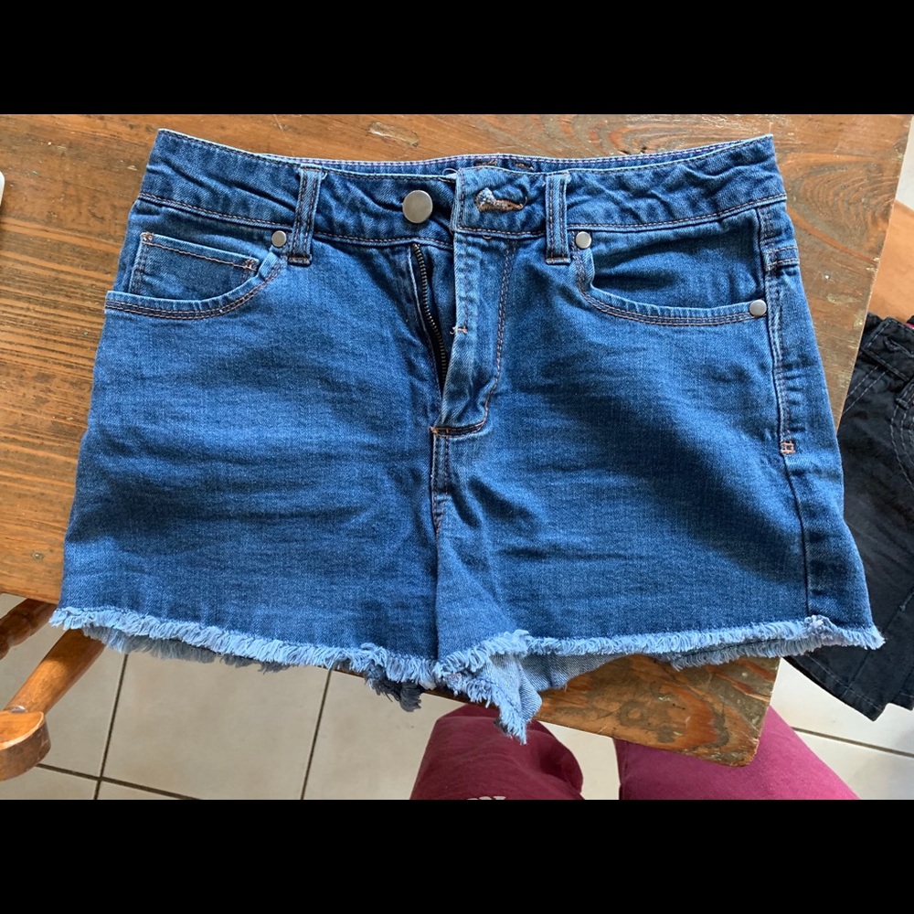 Denim shorts